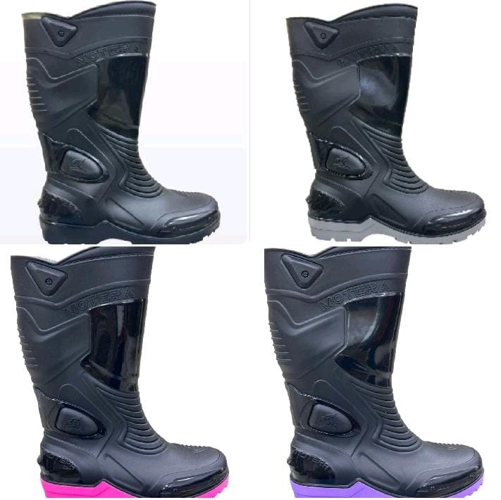 Botas de Motociclista Impermeables PVC
