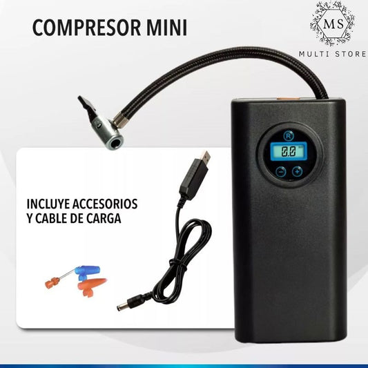 Inflador Compresor Carro Moto