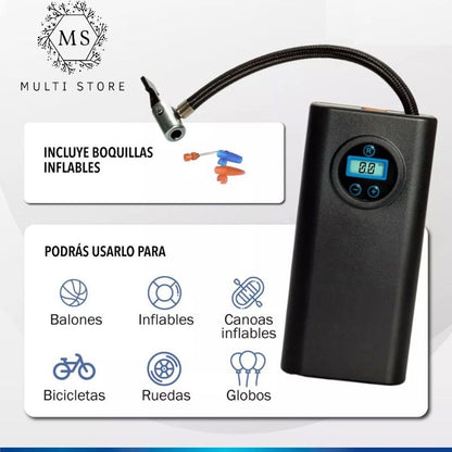 Inflador Compresor Carro Moto