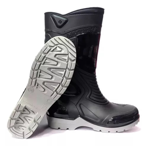 Botas de Motociclista Impermeables PVC