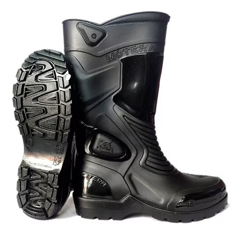 Botas de Motociclista Impermeables PVC