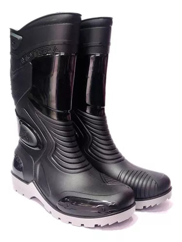 Botas de Motociclista Impermeables PVC