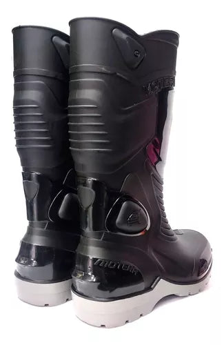 Botas de Motociclista Impermeables PVC