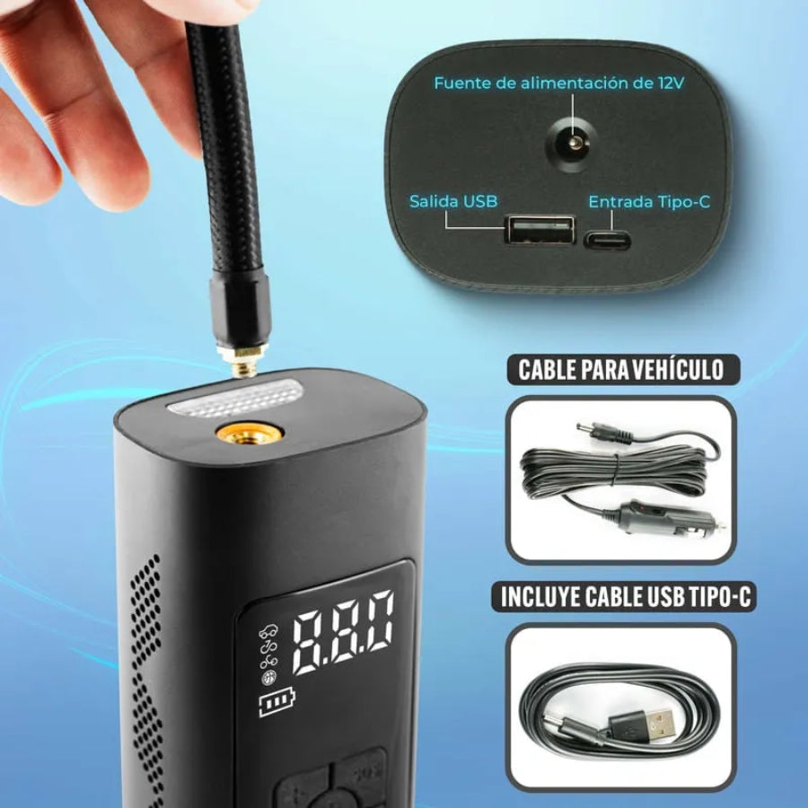 Compresor De Aire Portátil *CARO* CAJA N