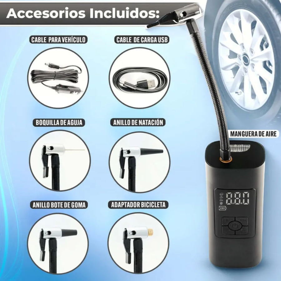 Compresor De Aire Portátil *CARO* CAJA N