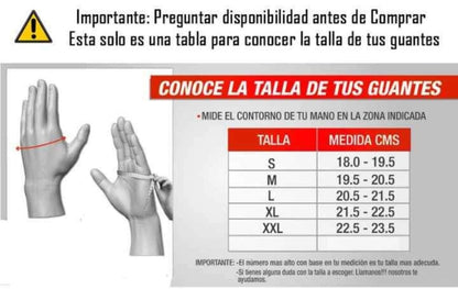 Guantes moto ciclista pro biker carro