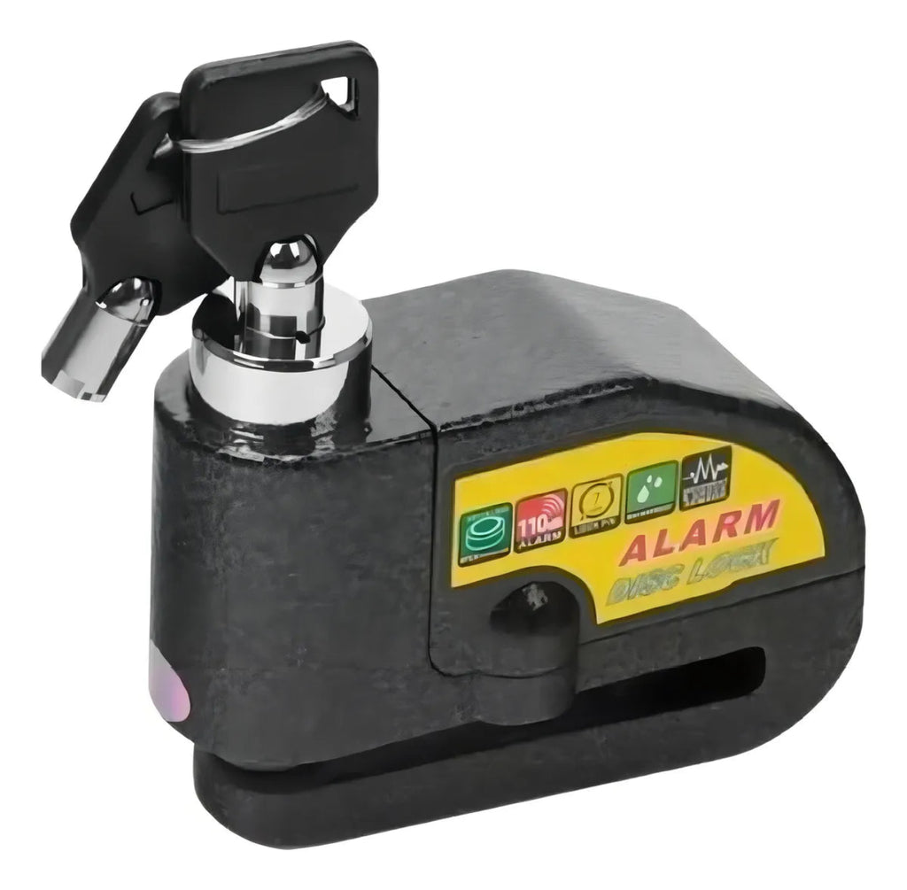 candado pequeño alarma disco moto