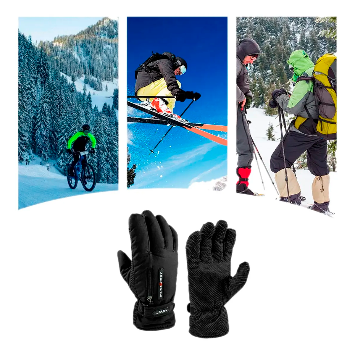 Guantes Impermeables Táctiles Térmicos