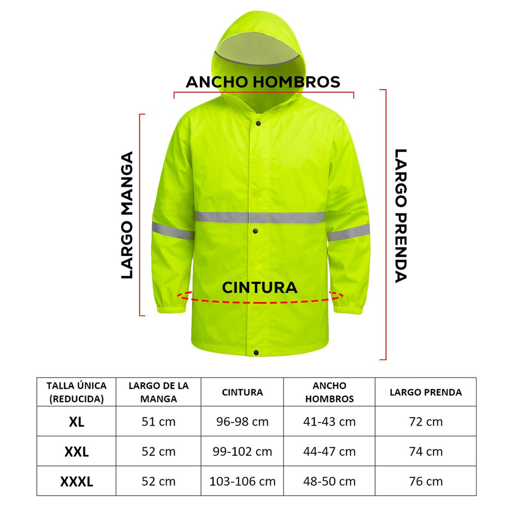 Chaqueta Impermeable Reflectiva CI002