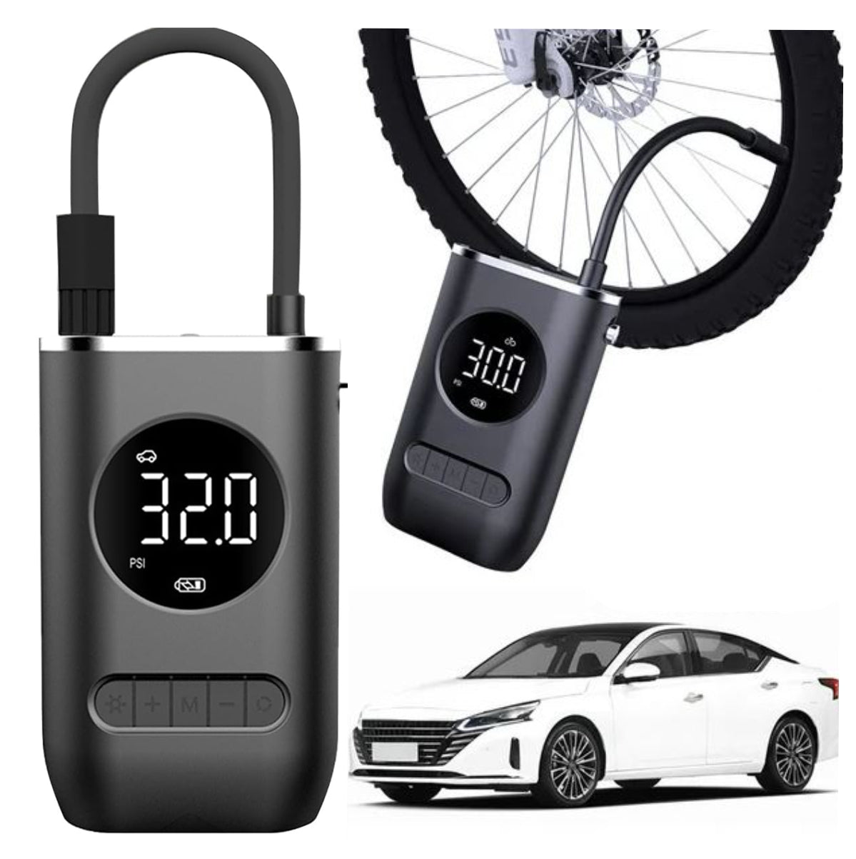 Compresor Inflador Llantas Recargable