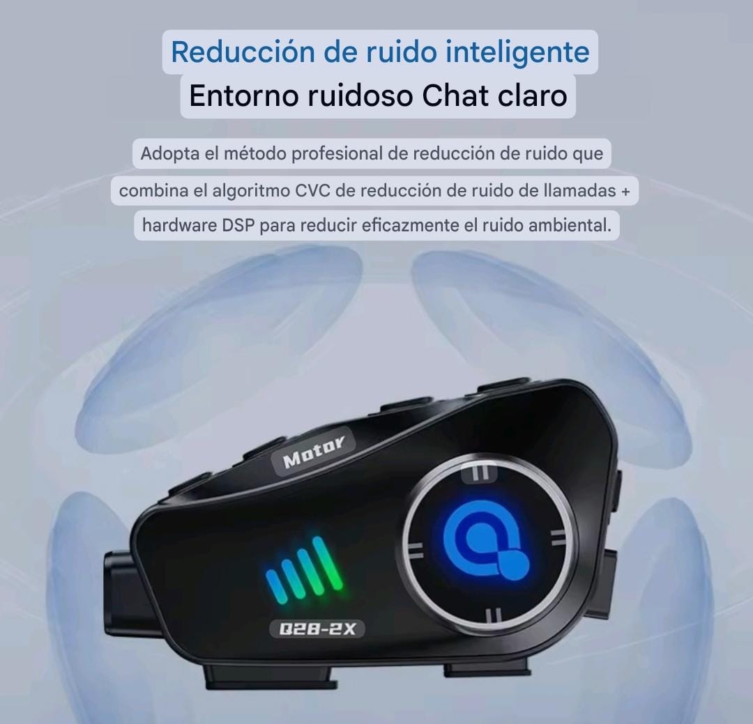 INTERCOMUNICADOR CON CAMARA Q28 - 2 X Intercomunicador Moto (envío gratis) contraentrega