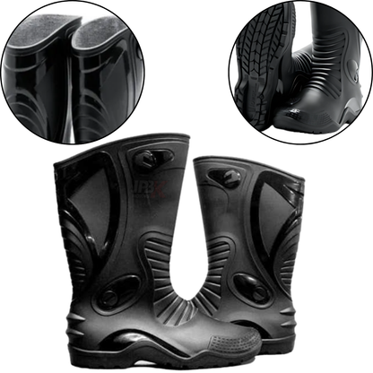 Botas de Motociclista Impermeables PVC