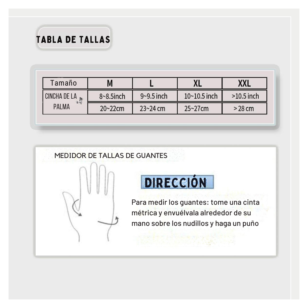 Guantes Motociclista Impermeable Térmico