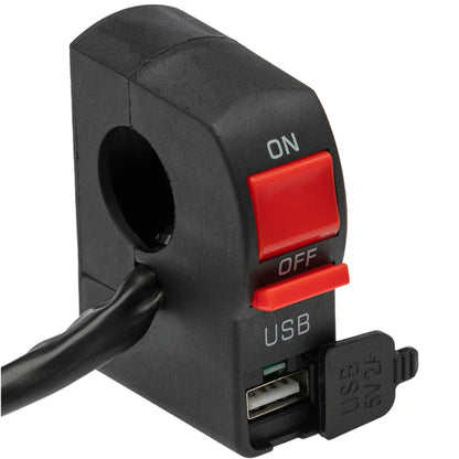 CARGADOR UNIVERSAL PARA MOTO USB