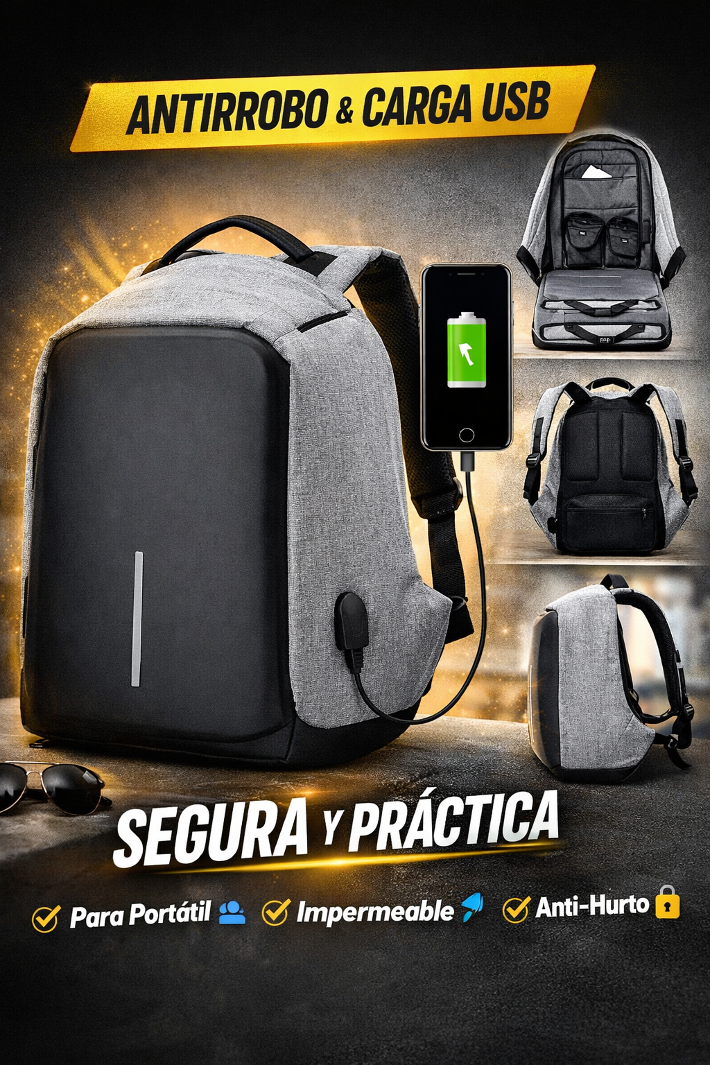 La Mochila Antirrobo y Resistente al Agua: Seguridad, Estilo y Tecnología