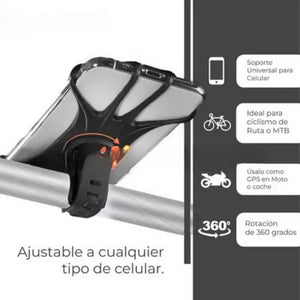 PORTACELULAR PARA MOTO O BICI EN GOMA