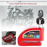 CANDADO DISCO LLAVE MOTO ALARMA
