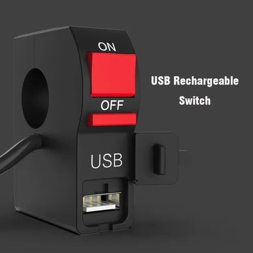 CARGADOR UNIVERSAL PARA MOTO USB