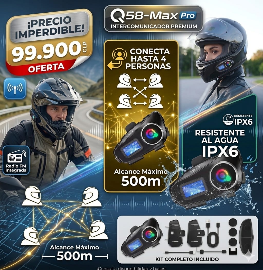 INTERCOMUNICADOR  Q58 Max PREMIUM