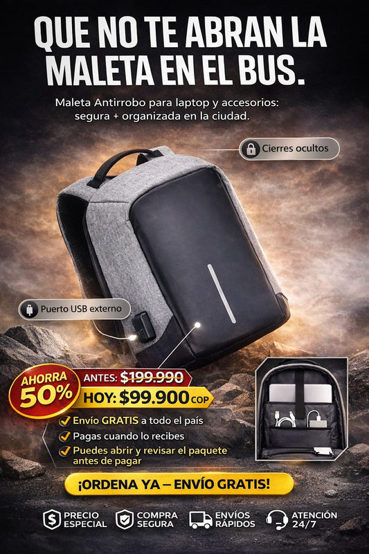 La Mochila Antirrobo y Resistente al Agua: Seguridad, Estilo y Tecnología