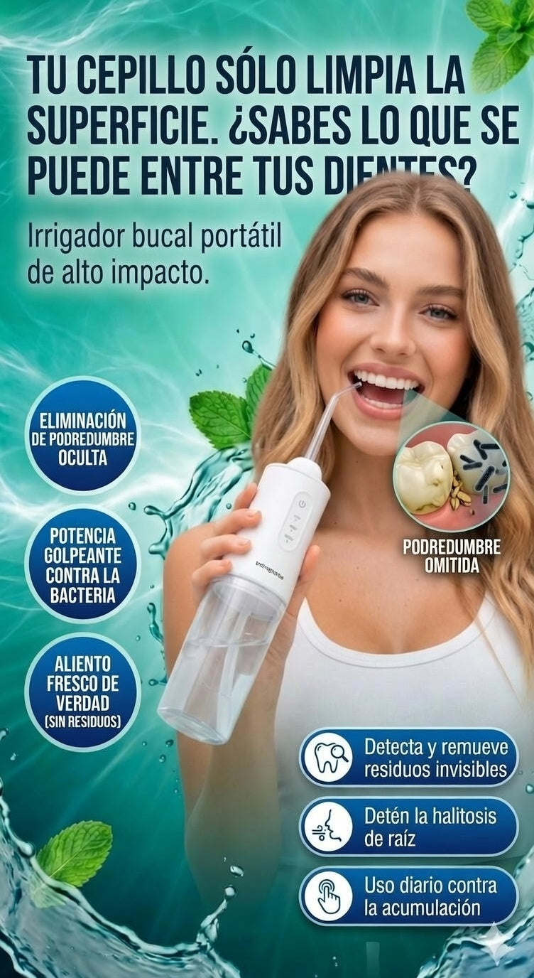 irrigador bucal